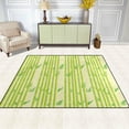 thumbnail image 3 of SKYSONIC Bamboo Stripes Lightweight Carpet Mats Area Soft Rugs Floor Mat Rug Home Decoration for Kids Room Living Room 63 x 48 inches, 3 of 6