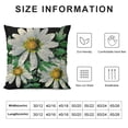 thumbnail image 6 of Nawypu Spring Pillow Covers Set of 2 Daisy Flowers Throw Pillowcase Black Home Sofa Bedroom Living Room Holiday Cushion Case Farmhouse Decorations, 6 of 6