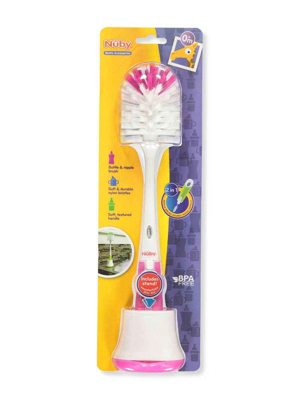 nuby bottle brush with stand