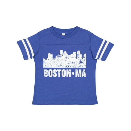

Inktastic Boston Massachusetts City Skyline with Grunge Boys or Girls Toddler T-Shirt
