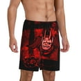 thumbnail image 2 of Saiise The Binding of Isaac Pattern Pajama Shorts Mens Pajama Bottoms for Men Pjs Lounge Sleep Shorts with Pockets(S-4XL), 2 of 6