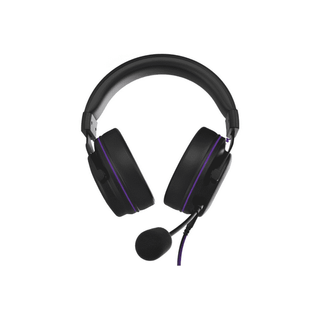 Audífonos Gamer Alámbricos Primus Arcus 260S Diadema Ajustable Micrófono Desmontable USB Color Negro/Morado