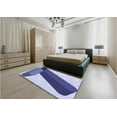 thumbnail image 5 of Ahgly Company Machine Washable Indoor Rectangle Transitional Sapphire Blue Area Rugs, 8' x 10', 5 of 7
