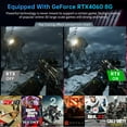 thumbnail image 4 of Kinupute Mini PC Gaming, Desktop Computer i9-14900F 24 Cores Upto 5.8GHz, 64G DDR5, 1T M.2 PCIE4.0 SSD, Windows 11 Pro, GeForce RTX4060 8G, Four Display, 8K@60Hz Outputs, Dual LAN, WiFi6E/BT5.3, 4 of 22