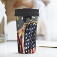 thumbnail image 6 of Fotbe North American Bald Eagle1 Printed Insulated Travel Coffee Mug Spill Proof Leak Proof Stainless Steel Coffee Tumbler Reusable Coffee Cups with Lids Thermos, 6 of 8