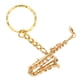 thumbnail image 5 of Llavero de Saxofón, Decretación Graciosa Lindo Latón Portátil Portátil Simulado Instrumento de Instrumentos Keychain para Trabajo de Oficina, 5 of 7