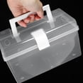 thumbnail image 4 of Milisten Portable First-aid Box Multi-function Medicine Storage Cabinet Home Medicine Case - Size S (White), 4 of 5