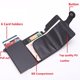 thumbnail image 4 of Cartera con clip para tarjetas de crédito con botón RFID para hombre Cartera automática con tarjetero de metal con RFID emergente Monedero negro de alta calidad, 4 of 5