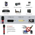 thumbnail image 4 of Handheld Wireless Microphones,Professional UHF Karaoke Microphone,160ft Range,Ideal for Singing,Home Party,Church,Compatible with Voice Amplifier, PA System, 4 of 6