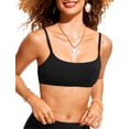 thumbnail image 1 of Top de Bikini CRZ YOGA A-C con Relleno Ajustable Negro S, 1 of 5