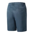 thumbnail image 3 of Chiccall Men's Flat Front Side Elastic Casual Performance Dress Shorts with Pockets, 3 of 9