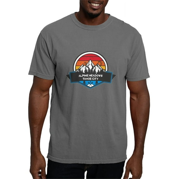 CafePress - Alpine Meadows Tahoe City California T Shirt - Mens Comfort Colors Shirt
