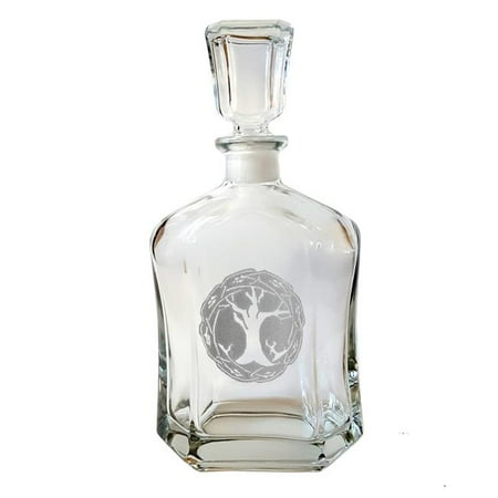 

Lyoncraft DCTL01 23.75 oz Tree Of Life Engraved Decanter Glass