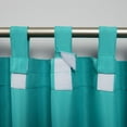 thumbnail image 4 of Exclusive Home Curtains Indoor/Outdoor Solid Cabana Tab Top Curtain Panel Pair, 54x120, Teal, 4 of 11