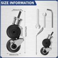 thumbnail image 2 of Metal Nibbler Drill Attachment, Double Head Sheet Metal Cutter for Iron, Steel, Copper, Aluminum - Compatible with 12V/21V Lithium Drills, 2 of 5