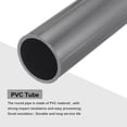 thumbnail image 4 of Uxcell Rigid Round Pipes High Impact for Water Pipe Crafts Cable Sleeve Light Grey 51.8mm x 60mm, 4 of 6