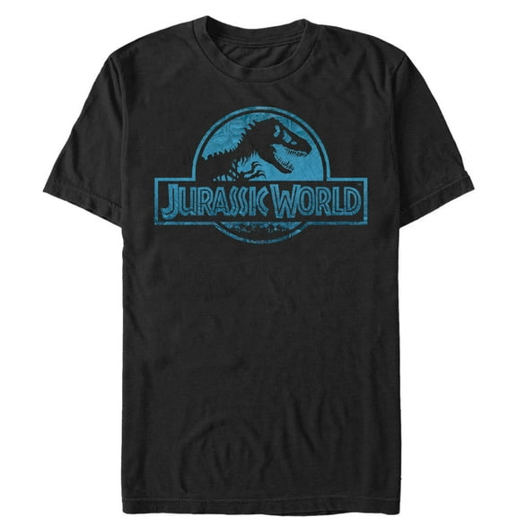 Men's Jurassic World Water Ripple Logo Graphic Tee Black X Large