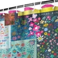thumbnail image 3 of Waterproof Boho Patchwork Vintage Shower Curtain 72x72 Inch Bohemian Style Stitching Colorful Floral Retro Shower Curtains for Bathroom Hotel Home Decor with 12 Hooks, 3 of 5