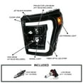 thumbnail image 4 of Spec-D Tuning Jet Black LED Projector Headlights Compatible with 2011-2016 Ford F250 F350 F450 F550 Super Duty, Left + Right Pair Headlamps Assembly, 4 of 6