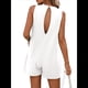thumbnail image 3 of Cortos Informales para Mujer, de Verano Sin Mangas, Pantalones Cortos Informales con Bolsillos. L, 3 of 7