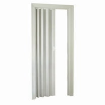 Homestyle Royale PVC Accordion Folding Door Fits 36"w x 80"h White Ash