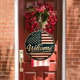 thumbnail image 6 of Patriotic Front Door Signs for Home Decor Outdoor,Independence Day Wooden Hanging Decorations America's Fourth Of July Day Welcome Door Sign Small Yard Hanging Signs Wooden Crafts Hangings, 6 of 6