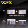 thumbnail image 3 of OLFA Japón Micro cuchilla de papel tamaño pequeño papel tapiz película de pared 9mm corte de papel grueso 0,38mm afilado fino para uso doméstico, 3 of 5