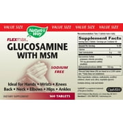 Nature's Way Flexmax Glucosamine with MSM Tablets, Sodium-Free, 160 Ct