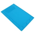 thumbnail image 2 of Silicone Repair Mat, Practical Silicone Soldering Pad Anti Slip Stable Corrosion Proof Flexible High Temperature Resistance  For Mobile Phones, 2 of 8