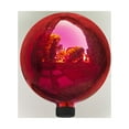 thumbnail image 3 of Alpine Corporation 10" Diameter Indoor/Outdoor Glass Gazing Globe Yard Decoration, Red, 3 of 13