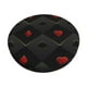 thumbnail image 1 of Disketp Red Poker Funda Redonda para Taburete, Funda de Cojín para Silla de Bar Suave y Elástica-13 inch, 1 of 7
