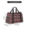 thumbnail image 3 of Disketp Graffiti Valentine Day Bolsa de Viaje Tipo Duffle, Bolso de Mano para Fin de Semana para Mujer, Bolsa de Gimnasio Ligera para Hombre, Esencial para Viajes, 3 of 7