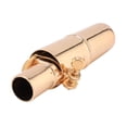 thumbnail image 6 of Golden Alto Sax Saxophone Mouthpiece with Cap and Ligature Musical Instruments Parts metal Gold,1 x mouthpiece 1 x cap 1 x clip, 6 of 6