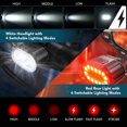 thumbnail image 4 of Riwcyla USB Rechargeable Bike Headlight Rear Set IPX4 Bright Safety Cycling Front and Taillight, 4 of 6