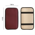 thumbnail image 3 of WZXPWT Waterproof Car Armrest Pad, Non-Slip Fiber Leather Console Cover for Most Vehicles, SUV/Sedan Interior Protector with Elastic Straps(Wine), 3 of 8