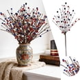 thumbnail image 2 of zhangmingg Arrangement Floral en Soie Réaliste pour la Maison avec Verdure Réaliste et 5 Pcs, 2 of 6