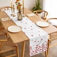 thumbnail image 3 of Valentine's Day Table Runner - 70 Inch Long, Kitchen Dining Table Runner Dresser Scarves, Red Love Branches Modern Minimalism Farmhouse Decor for Coffee Tables Wedding Party Banquet, 3 of 8