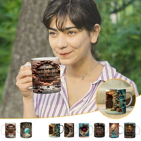 

IWRUHZY BOOKSHELF MUG Couple High Beauty Ins Style Cup Art Sense Nordic Toothbrush Cup Plastic Wash Cup