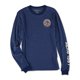 thumbnail image 1 of Aeropostale - Camiseta adornada con parche original de la marca para hombre, azul, extra pequeña Aeropostale Camiseta adornada, 1 of 2
