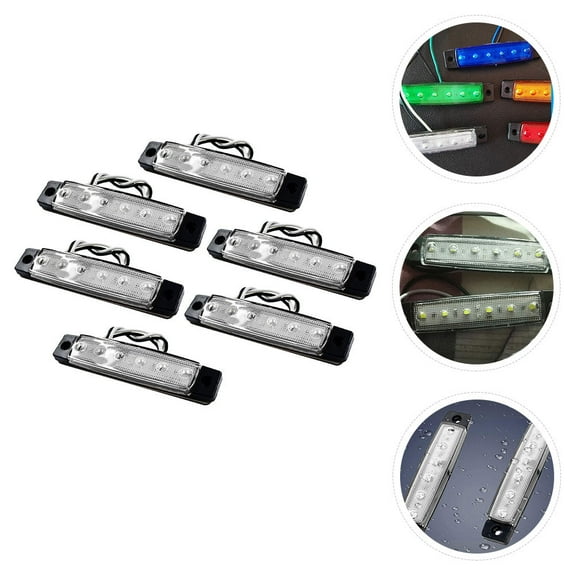 WRISTBIQUE 6Pcs Wash Resistant Marine Boat Lights for Night Use on Boats