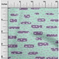 thumbnail image 2 of oneOone Tissu Velours Bleu Clair Géométrique Arrondi Rectangle Tissu pour Robe Tissu Imprimé au Mètre 58 Pouces de Large, 2 of 4