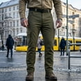 thumbnail image 5 of Iaqnaocc Hiking Cargo Pants for Men Stretch Breathable Outdoor Casual Water Resistant Baggy Travel Construction Work Pants with Pockets Army Green M, 5 of 5