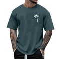 thumbnail image 1 of Styesk T-Shirts pour Homme Mode Décontractée Imprimé Col Rond Pull T-Shirt Manches Courtes Blouse, 1 of 6