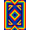 Rainbow Multicolor, Pattern 1, variant on ODIKA 8'x10' Washable Area Rug Non-Shedding, Easy Care, Vibrant Lgbt With Repeating Bands And Symmetrical Edge Detail for King Size Bedroom Under Bed, Master Suite