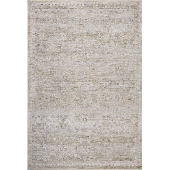 Loloi Tabitha Ivory / Khaki 5'-3" x 7'-9" Area Rug