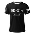 thumbnail image 4 of Men 214 Veterans Printed Round Neck Short Sleeve T Shirt Casual Trend Veterans Retired Short Sleeve T Shirt Top Night Shirts for Men Sleepwear T Shirts Men Pack Big And Tall T Shirts Transfer Paper, 4 of 4