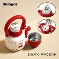 thumbnail image 5 of Sidagar 22 fl oz Stainless Steel Insulated Water Bottle with Handle and Straw, Wide Mouth, Cherry Red, 5 of 8