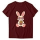 thumbnail image 4 of Xuyuer Easter Tshirt Women Tie Dye Happy Easter Tie Dye Shirts Funny Bunny T-Shirt Rabbit Graphic Short Sleeve Tee Tops Short Sleeved Round Neck Pullover Fashionable, 4 of 4