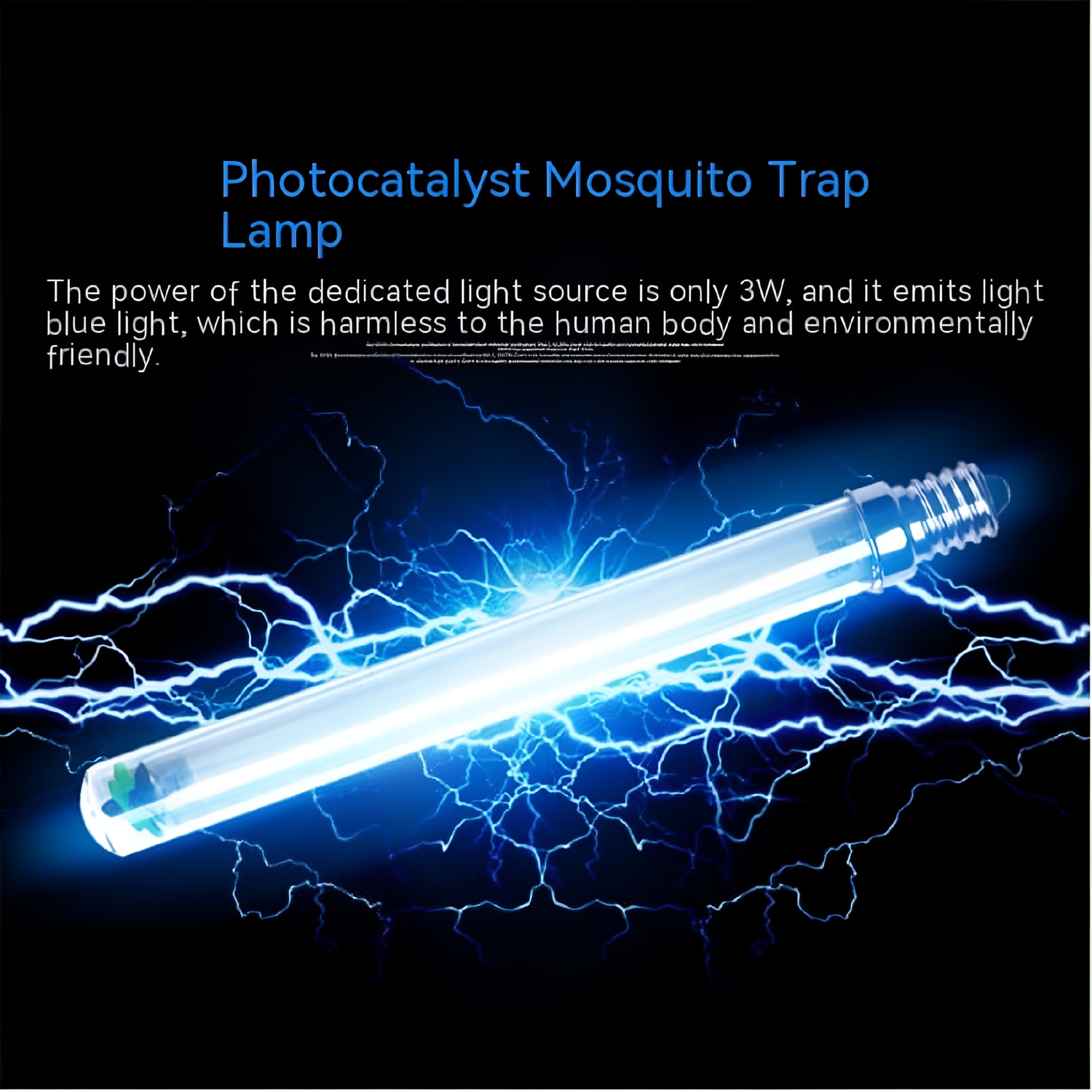 HIBIBUD 2026 New Mosquito Lamps Electric Insect Killer Zapper Led Light Fly Bug Trap Pest Control Lamp for Indoor/Outdoor for Home, Garden, Patio, Camping, Bbq, Outdoor Activities.