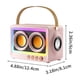 thumbnail image 3 of Efecto de sonido estéreo de 360 grados Batería de larga duración Iluminación RGB genial Serie compatible con espejo Pantalla transparente Sistema de sonido Bluetooth 5.3 Audio Bluetooth, 3 of 8